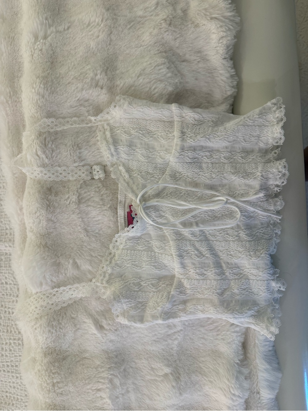 Edikted White Lace Camisole Tank Top - Women Intimates & Sleepwear